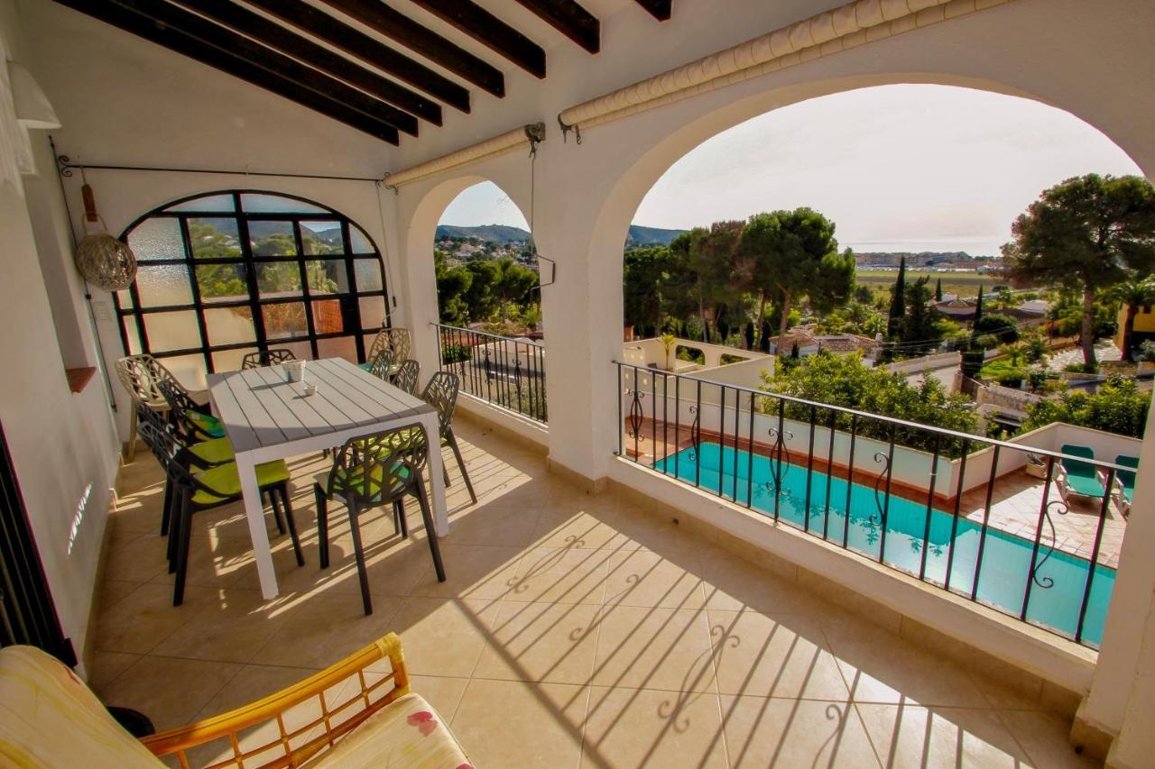 Dos Chicas - Sea View Villa With Private Pool In Moraira 特乌拉达 外观 照片