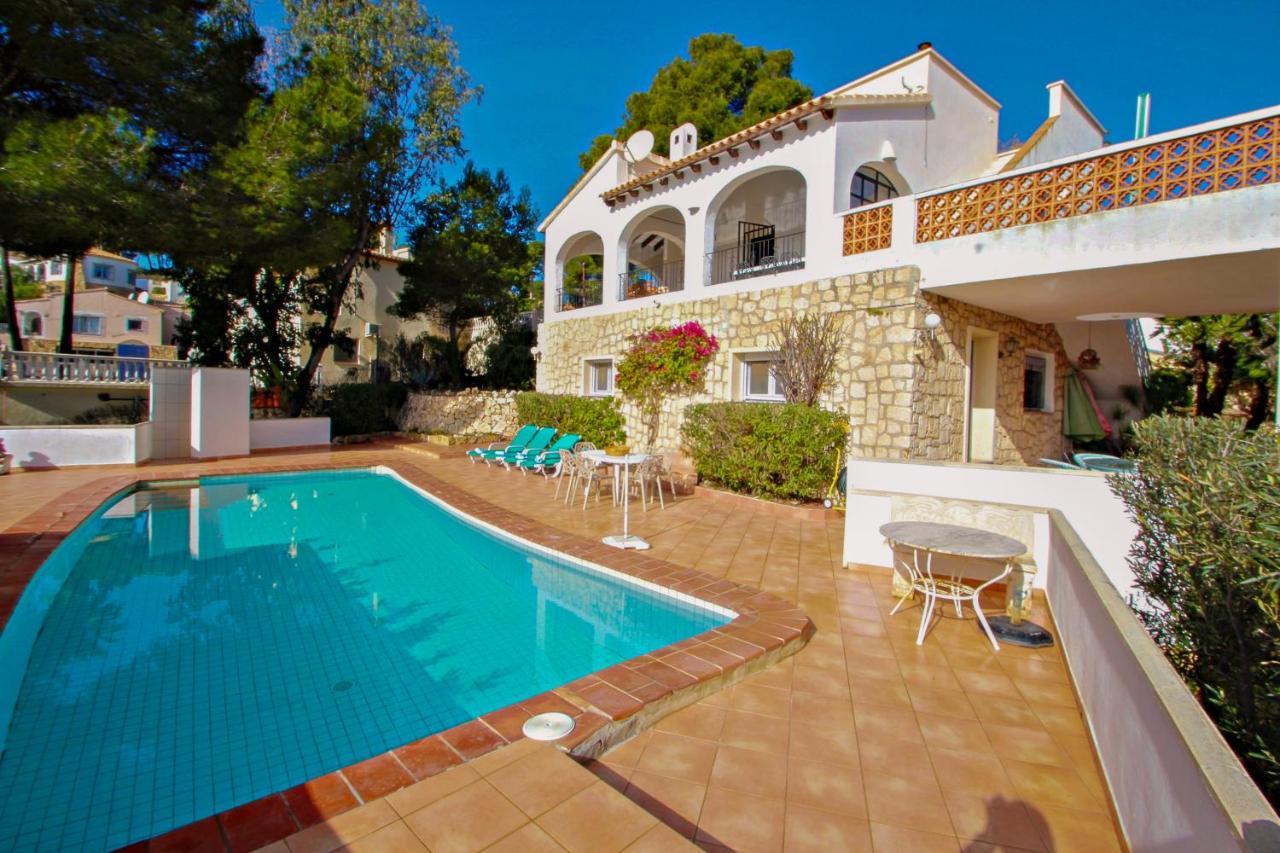 Dos Chicas - Sea View Villa With Private Pool In Moraira 特乌拉达 外观 照片