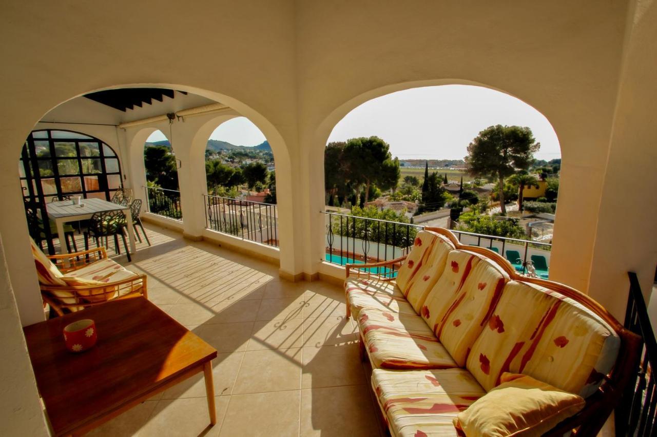 Dos Chicas - Sea View Villa With Private Pool In Moraira 特乌拉达 外观 照片